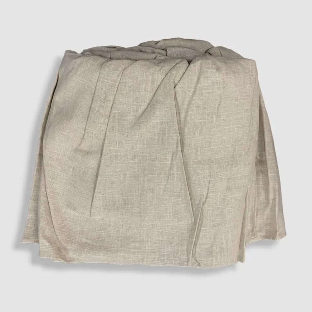 $440 Sherry Kline Home Beige Queen Monterey Solid-Color Dust Skirt